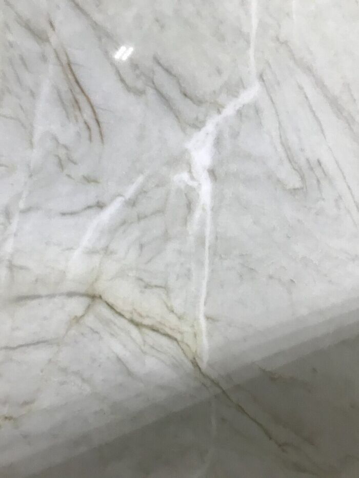 Soft veined marble slab