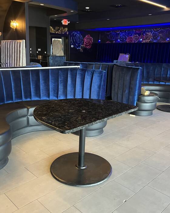Stone table, bar or commercial counter fabricated by Beautiful Granite & Marble