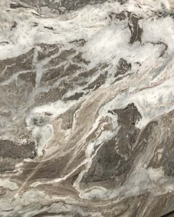 Close-up of a slab in the yard at Beautiful Granite & Marble