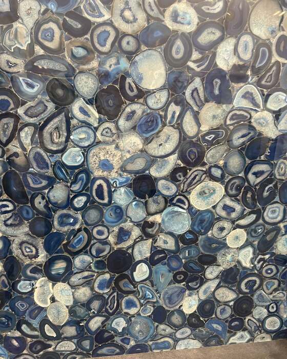 Close-up of a slab in the yard at Beautiful Granite & Marble