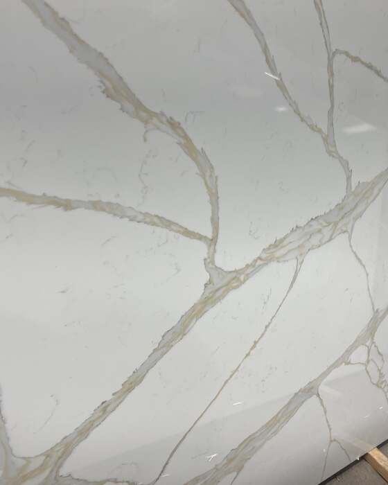 Close-up of a slab in the yard at Beautiful Granite & Marble