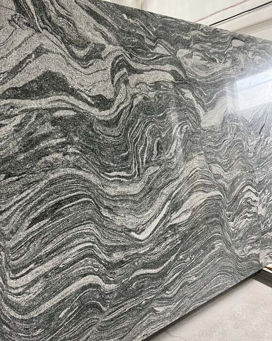 Close-up of a slab in the yard at Beautiful Granite & Marble