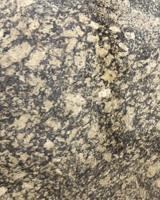 Close-up of a slab in the yard at Beautiful Granite & Marble