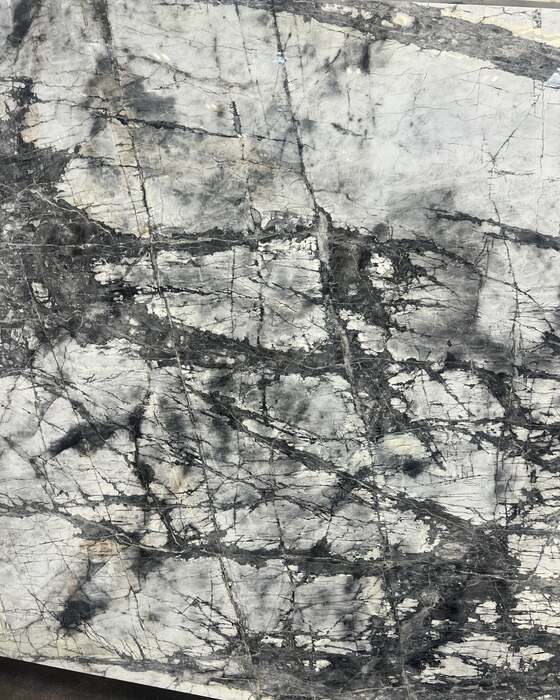 Close-up of a slab in the yard at Beautiful Granite & Marble