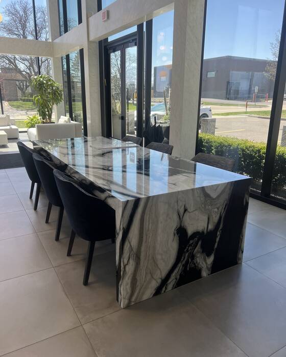 Stone table, bar or commercial counter fabricated by Beautiful Granite & Marble